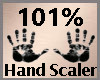 Hand Scale 101% F