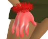 Red Fur Glove