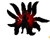 red black kitsune 10tail