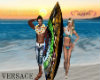 VERSACE SURF BOARD POSES