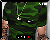 Gx| Green Camo Fit Tee