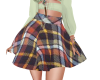 Autumn Plaid Skirt