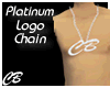 CB Logo chain necklace