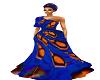 African Print gown XTRA