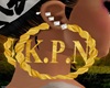 [97S]K.P.N Earring Gold