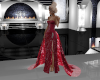 Sparking Red Gala Gown