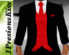 red 3 piece suit