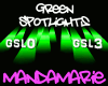 Green Spotlights