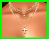 gold chain with cross