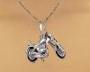 male Motorcycle necklace