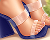 Nora Navy Blue Platforms