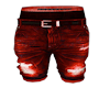 ! JEAN SHORTS RED