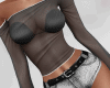 CA Black Shorts & Top Se