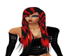 red and black hair
