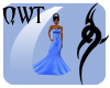 QWT FishTail Gown - Blue