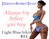Lt Blu bikini  brief RLL