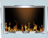 SILV ANIM WALL FIREPLACE