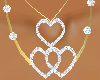 [SD]Tri-Heart Necklace