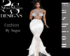4699 white classic gown