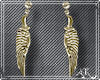 *Winged Isis earrin gold