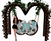 Beach Arched Heart Swing