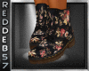 Floral  Boots