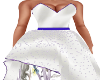 White/Violet Gown