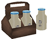 Cafe - Milk bottles