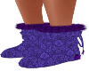 Purple Foot Warmers