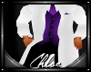 Purple ~White 3 piece