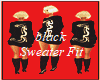 black sweater Fit