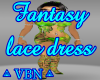 Fantasy lace dress green