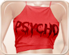 !NC Cropped PSYCHO RED