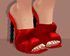 $ Puffer Heels Red