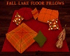 Fall Lake Floor Pillows