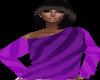 Strip Sweater Purple