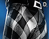 𝖉.Checkered Pants Bl.