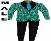 MALE GeoBlue Suit+Tie