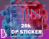 {B} 20k DP Sticker