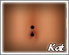 Kat l B belly piercing