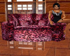 pink leopard chair