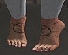 ♠ Toes Tattoo ♠