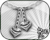 R| Silver Heart Lockets
