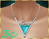 [3c] Love Teal Necklaces