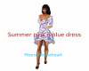 Summer pink n blue dress