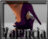 {CV} Purple Spike Heels