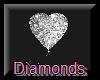 $D$Diamond Heart Balloon