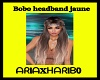 Boho headband jaune