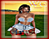 DW PLAID LT DENIM TOP