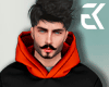 black orange sweatshirt